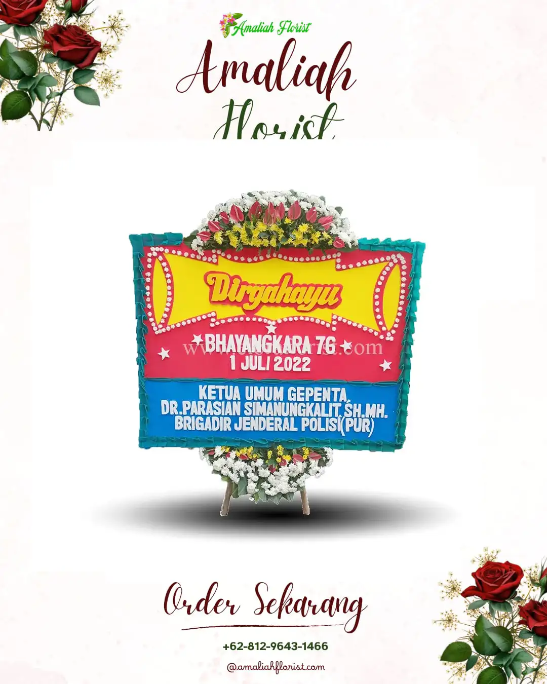 Papan Bunga HUT Ulang Tahun Jatiguwi